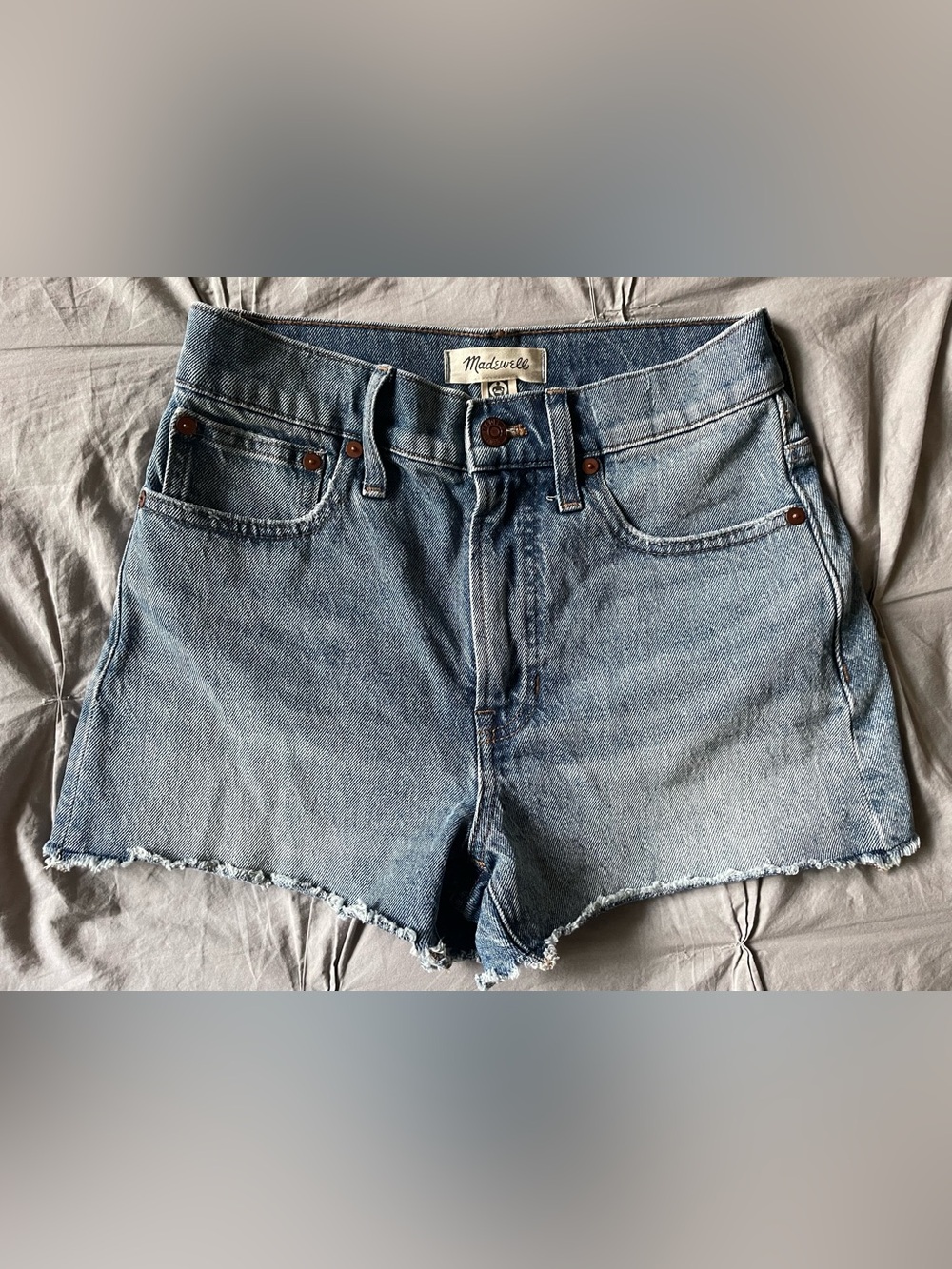 Madewell The Perfect Jean Short in Balsam Wash: TENCEL™ Denim Edition, Size 24